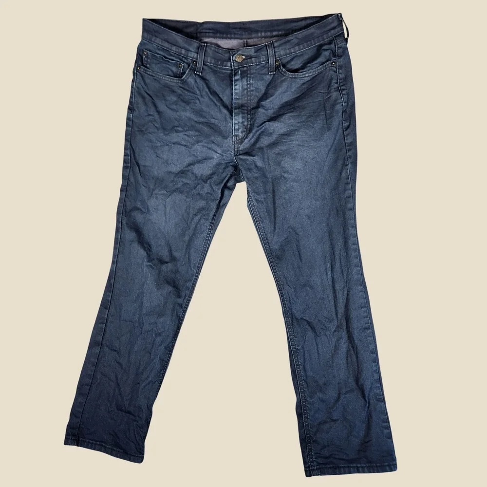 Levi's 541 Athletic Taper Jeans Mens 36x30 Dark Blue Indigo Excellent Stretch